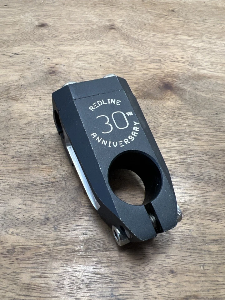 Redline 30th Anniversary Limited Edition 1-1/8” Threadless Stem BMX Black - Image 4 of 4