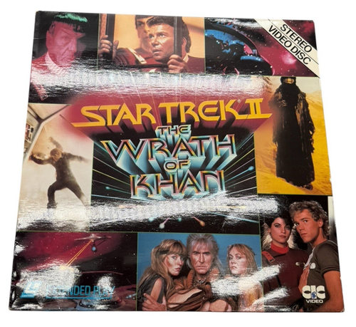 Star Trek II The Wrath Of Khan 1982 LASER DISC