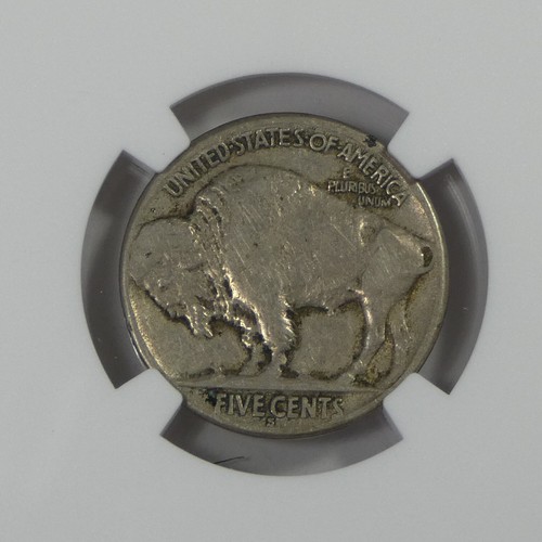 1921-S Buffalo Nickel certificado NGC VF 25 5 centavos - Imagen 3 de 4
