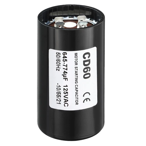 Motor Start Capacitor 645-774uF/Mfd 125V 50/60Hz CD60 Run Capacitor Motor