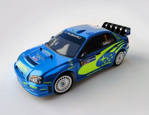 Tamiya TT01e Rc Auto Sonderanfertigung Subaru Imprezza tt01 + Upgrades + Radio - Bild 5 von 17