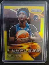 2020 Panini Prizm WNBA #17 SYLVIA FOWLES Minnesota Lynx FEARLESS Gold Prizm 7/10