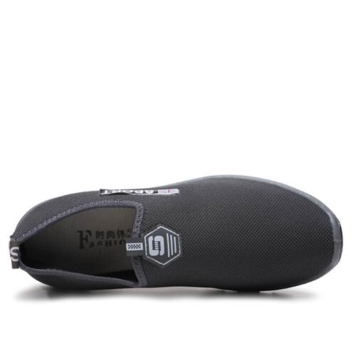 ZAPATOS DEPORTIVOS SIN CORDONES LIGEROS PARA CAMINAR PARA HOMBRES ZAPATOS DEPORTIVOS INFORMALES TALLA UK - Imagen 9 de 32