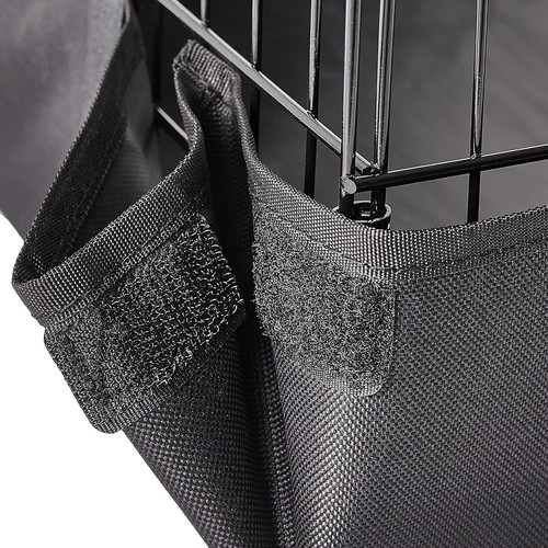 Basics Indoor-Outdoor Small Pet Habitat Cage with Canvas Bottom with Divider Set - Picture 6 of 9
