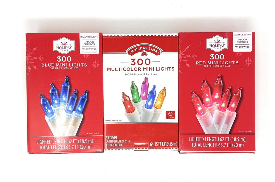 Mini String Lights Holiday/Christmas/Party - Available in Many Styles & Colors - Image 2 of 4