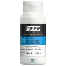 Liquitex Professional Acrylic Clear (transparent) Gesso 118ml (7604)