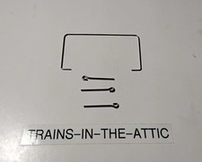 LIONEL 622 SWITCHER END HANDRAIL W/ SUPPORTS . NICKEL NEW PART 622-76, 622-7