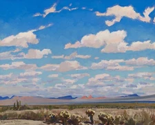 Maynard Dixon : Clouds of a Summer Afternoon : 1945 : Archival Art Print