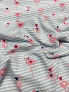 stoff flamingo jersey