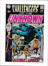 CHALLENGERS OF THE UNKNOWN #75 [1970 FN-VF] "ULTIVAG IS LOOSE!"