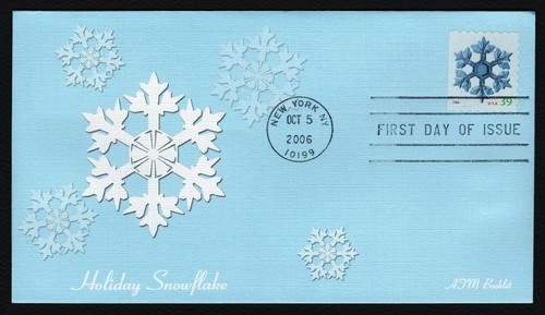 #4113-4116 39c Snowflakes, Fleetwood FDC **ANY 5=FREE SHIPPING** - Picture 4 of 5