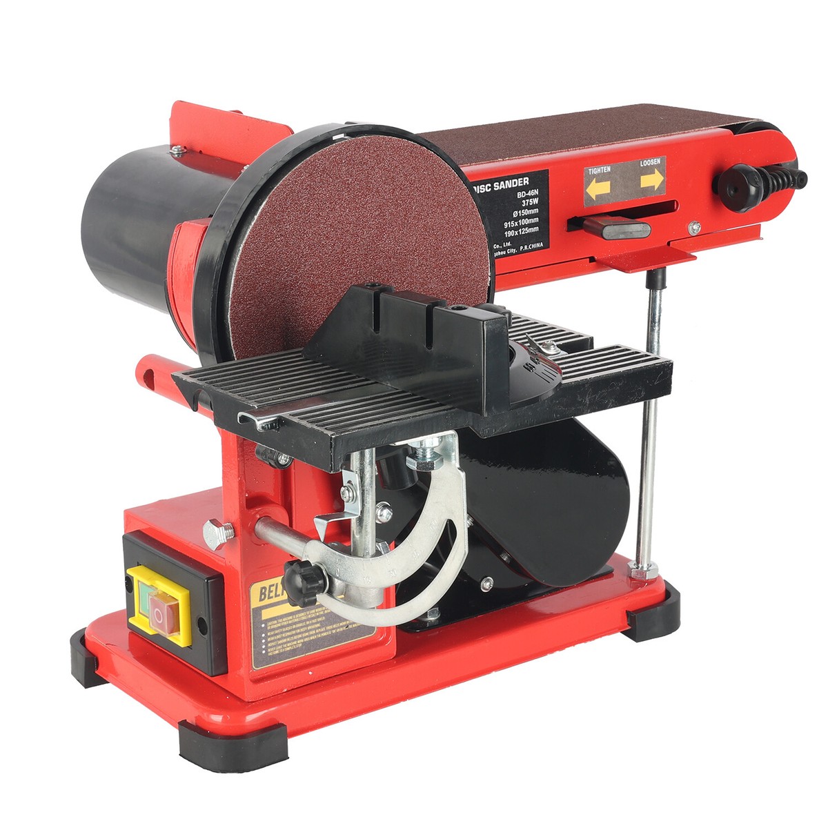 Electrical Bench Sander BD46N Motor Belt Sander 375W 230V DIY Tool 