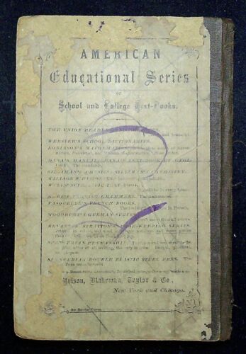 Vintage Sanders' New Speller Definer and Analyzer by Charles W. Sanders 1874 - Imagen 2 de 7