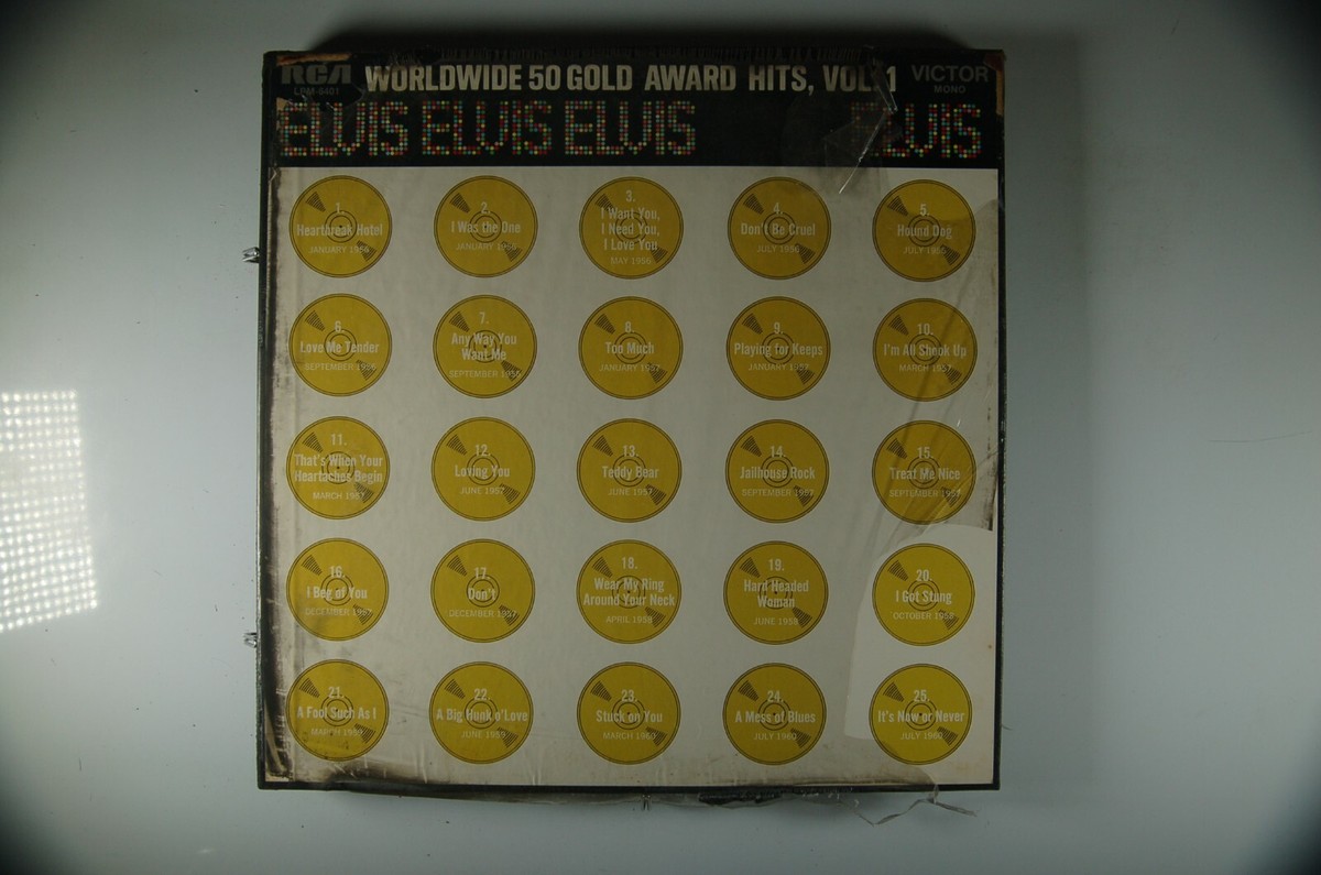 ELVIS PRESLEY Elvis Worldwide 50 Gold Award Hits Vol.1 Mono