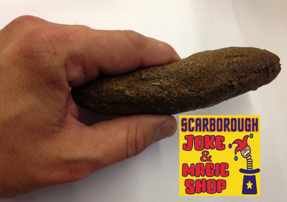 Joke Fake Dog Poo~ Straight Log Shaped ~ Trick ~ Turd ~ Crap