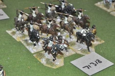 25mm roman era / numidian - light cavalry 12 figs - cav (71318)
