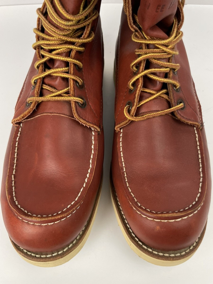 Red Wing Irish Setter Brown Leather Boots Men display picture 2