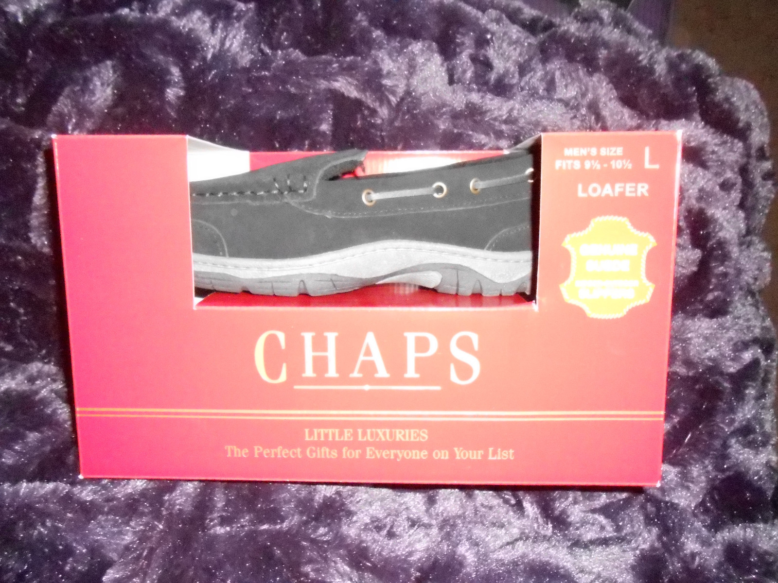 SAOLA CHAPS mocassini pantofole uomo nere vera pelle scamosciata suola gomma NERE PANTOFOLE SCAMOSCIATE