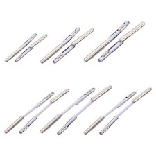 About 300pcs 6 Sizes 2553mm Elastic Barbed Cord With Stainless Steel Findings St