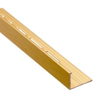 TILE TRIMS GOLD L-Shape- 2.44M Aluminium Polished & Textured Finish