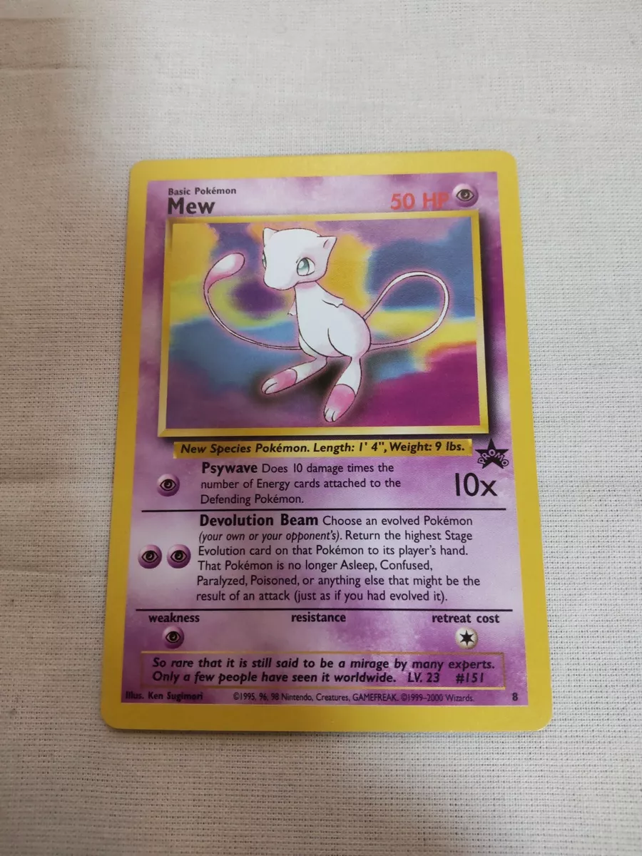 Pokemon - Mew (8) - Wizards Black Star Promos