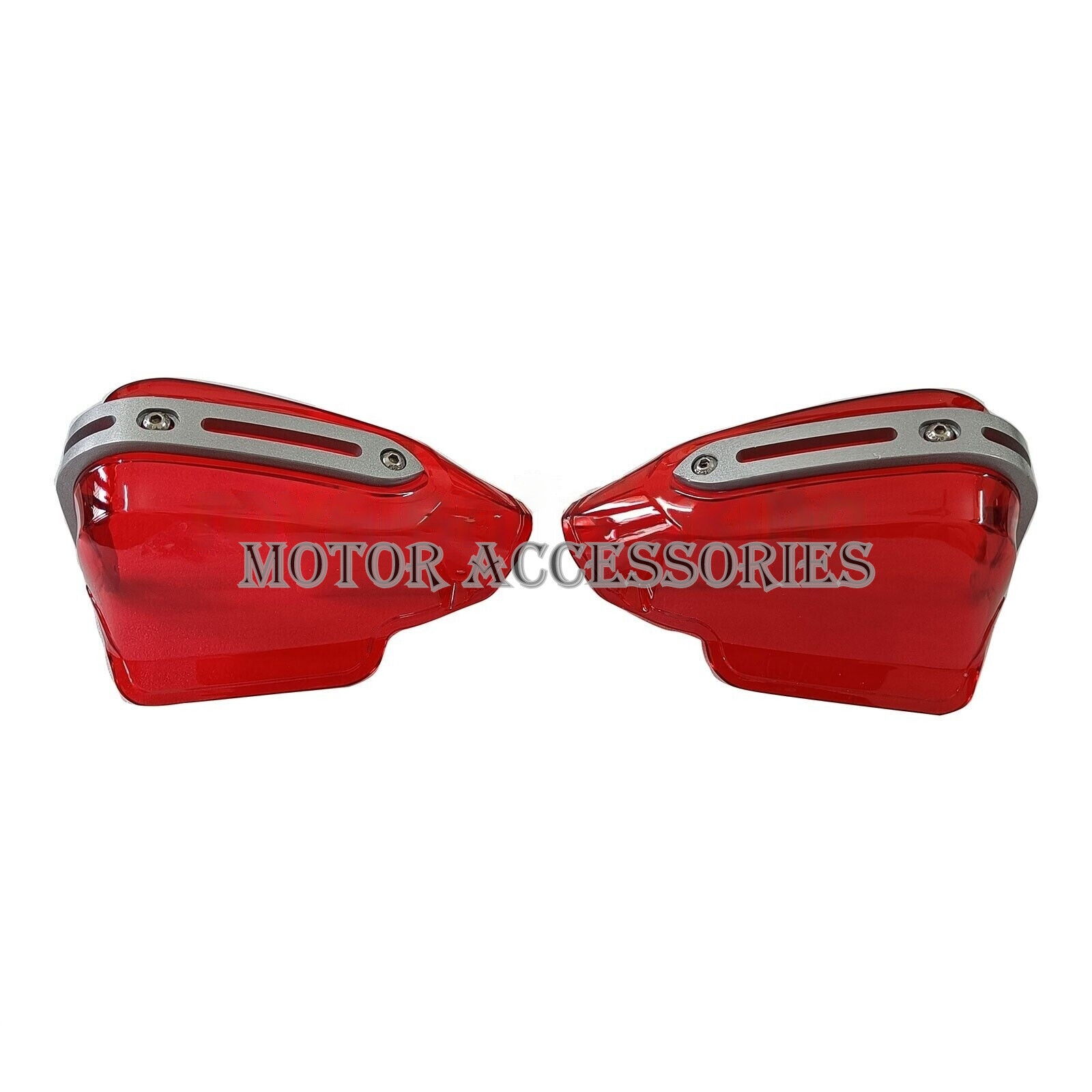 Fit For Royal Enfield Himalayan & Scram 411 Tinted Red Color Hand Guard Kit