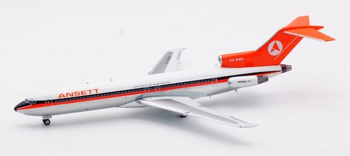 Avión fundido a presión modelo VH-RMV Ansett Airlines Boeing B727-200 INFLIGHT 1:200 VH-RMV - Imagen 5 de 10