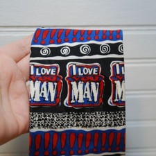 Budweiser Neck Tie Bud Light Beer 1996 "I Love You Man" unisex 90s Accessory