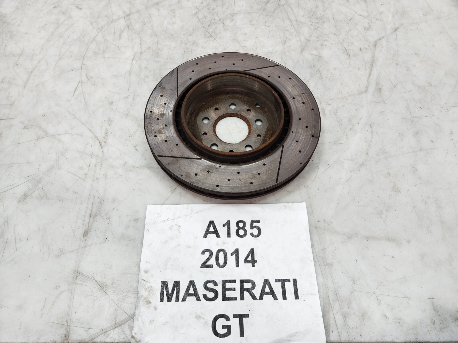 ✅ 2009-2019 OEM Maserati GT S M145 Rear Left Driver Side Brake Disc Rotor 51k