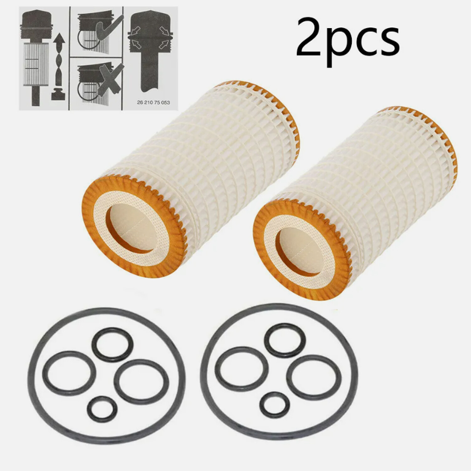Filter Cartridge With O Rings