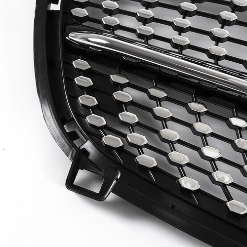 DIAMOND STYLE GRILL FIT FOR 2012-2015 MERCEDES A CLASS W176 A160 A180 A200 A220 - Picture 10 of 13