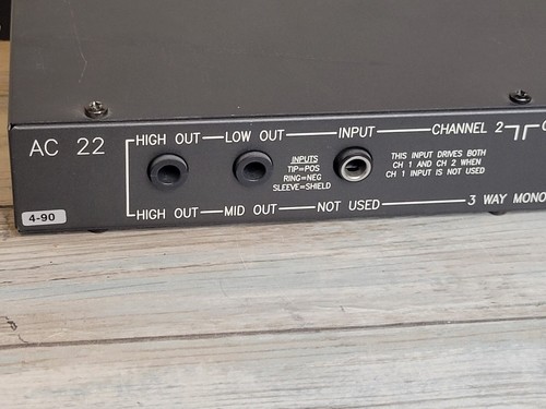 Rane AC-22 Active Crossover No Power Supply Cord - Picture 6 of 11