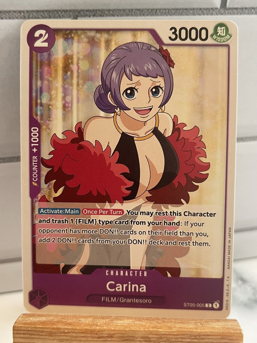 Carina - ST05-005 - NM - One Piece TCG | eBay