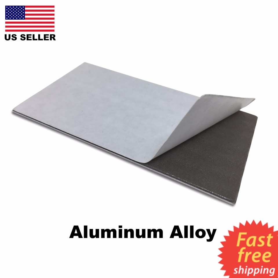 (2 PACK) 3D ALUMINUM American Flag Sticker Decal Emblem 3M HUGE 5x2.75 - Foto 6