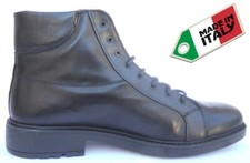 STIVALI UOMO ANFIBI PELLE SCARPONCINI  stivaletti  43 42 41 40 nero   vvv