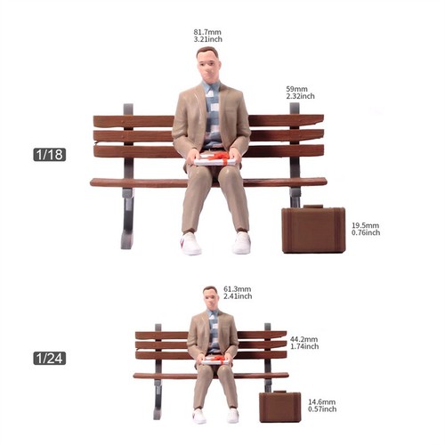 Nuevas figuras de acción escala 1/6 CHONG C003 Gump Tom Hanks 12 pulgadas modelo juguetes regalos - Imagen 6 de 6