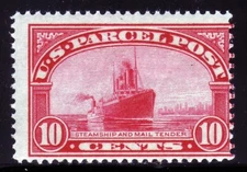 #Q6 PARCEL POST. VERY GOOD 1. NEVER HINGED ORIGINAL GUM. SCV $90