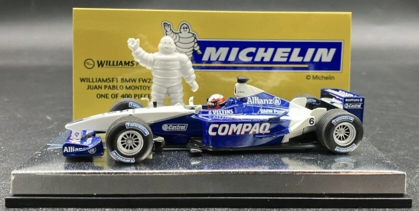Minichamps 1/43 Williams F1 BMW FW23 Michelin Collection J. P. Montoya 400 Pcs - Image 2 of 4