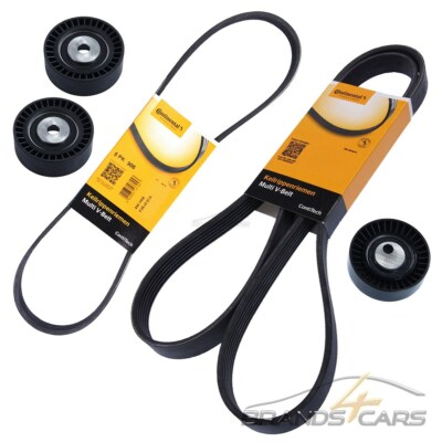 CONTI KEILRIPPENRIEMEN +ROLLENSATZ FÜR BMW 3-ER E36 5-ER E34 E39 Z3 M52 2.0 -2.8
