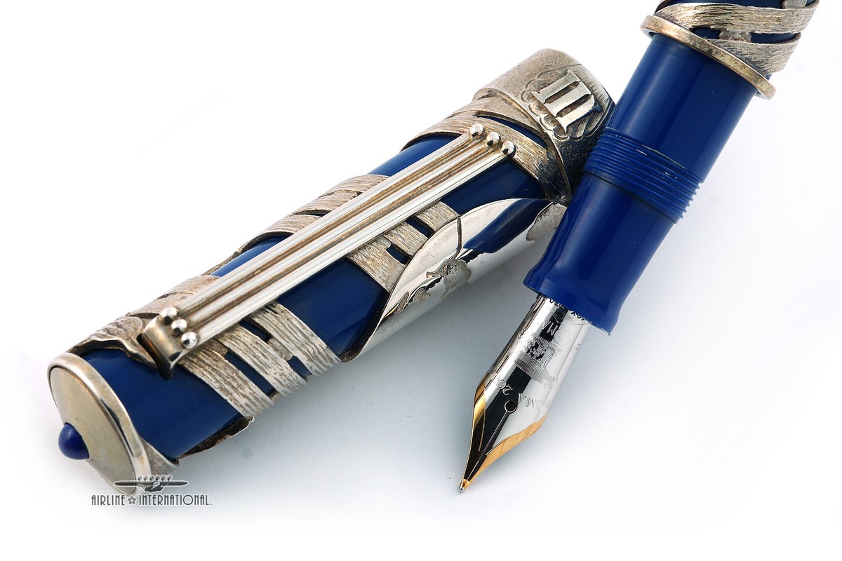 OMAS オマス 万年筆 ローマ2000ミレニアム II スターリングシルバー