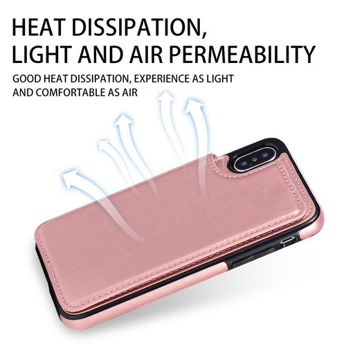Magnetic Card Wallet Leather Phone Case for Samsung S20 S21 S22 S23 S24 Ultra - Picture 7 of 16