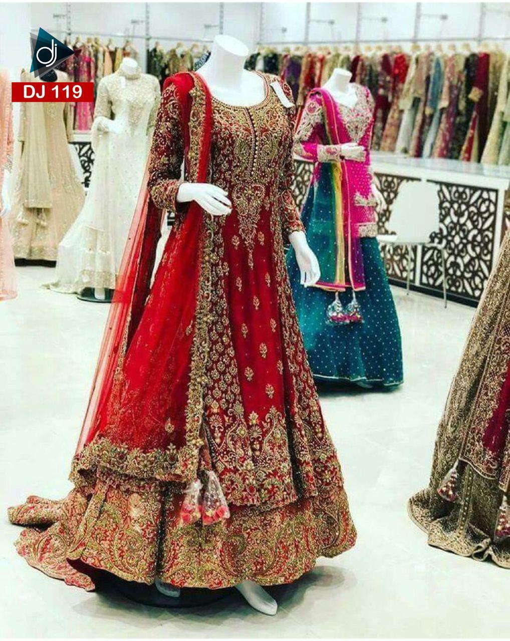 Bridal Lacha Lehenga Choli Suit Designer Lengha Indian Wedding ...