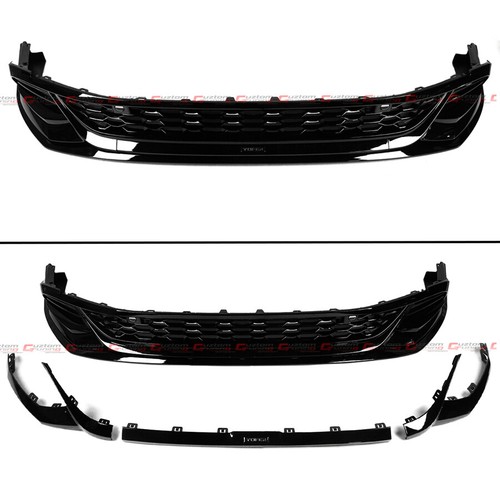 FOR 2023-25 HONDA ACCORD 11TH YOFER GLOSS BLACK FRONT BUMPER LIP + REAR DIFFUSER - Picture 9 of 19