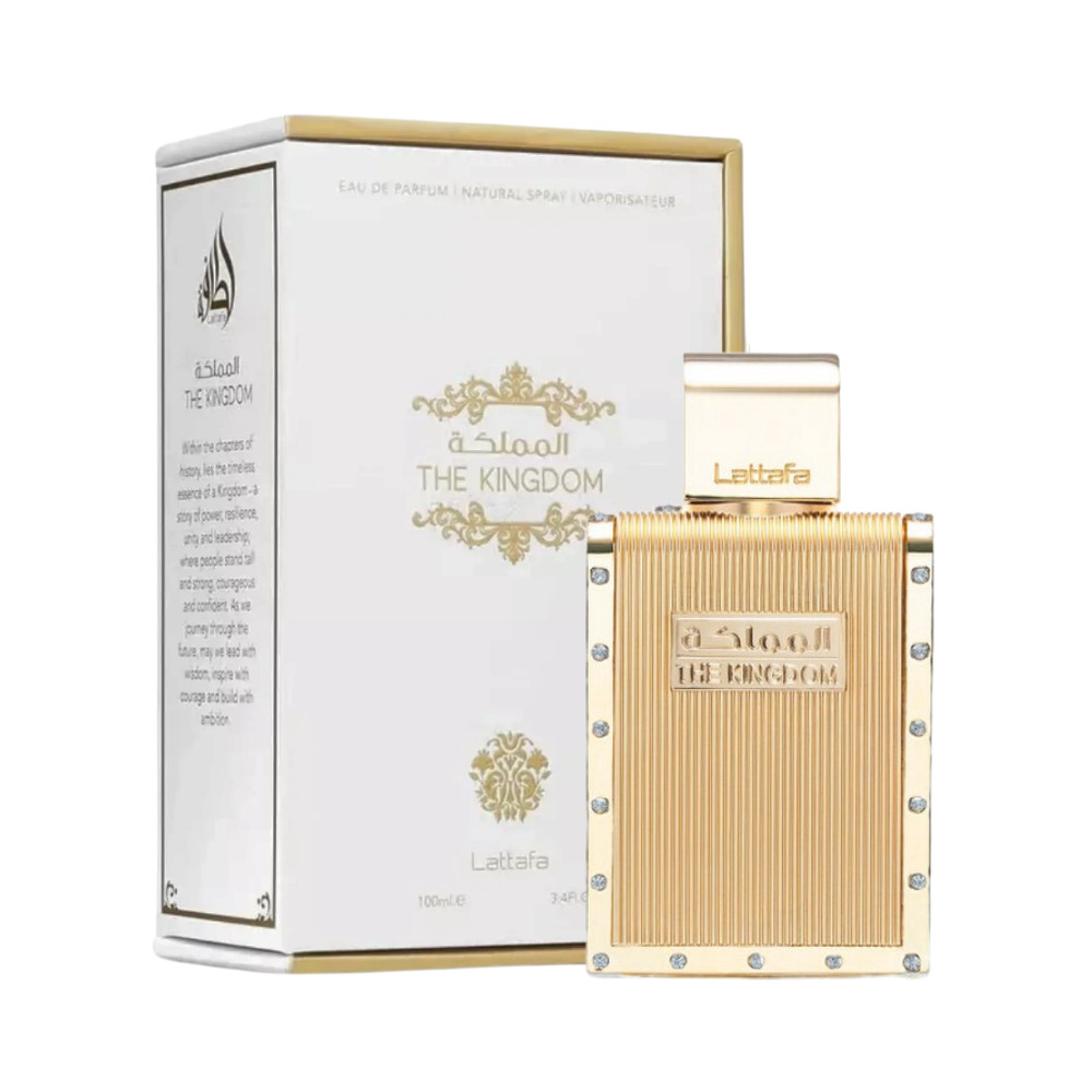 Lattafa The Kingdom for Men 3.4 oz /100mL Eau de Parfum Spray for Men New in Box