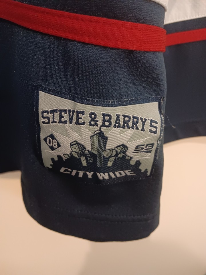 VTG 90s USA Red Blue 76 Hockey Jersey Steve & Barry’s City Wide Men's