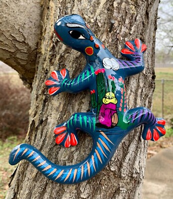 Statue D'art Mural Gecko En Résine, Décoration De Jardin, Figurine De Transfert D'eau, Lézard D'Auckland, Extérieur, Décoration D'intérieur