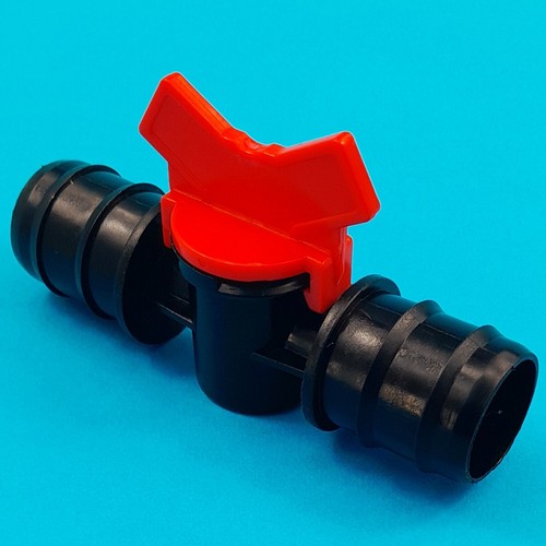 Inline Tap Connector Barbed PVC Hose/Tube Plastic Shut Off Valve Garden Boat DIY - Picture 17 of 40