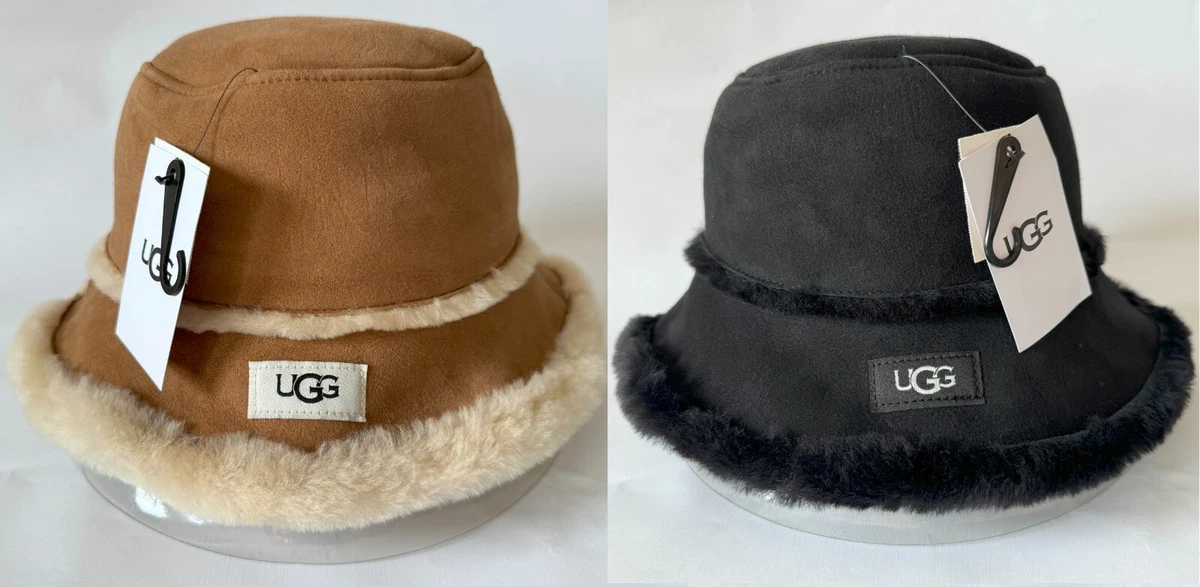 激レア希少UGG LTHR AND SHERPA BAKER HAT UGG帽子 UGG Bucket Hats for Women for sale | eBay