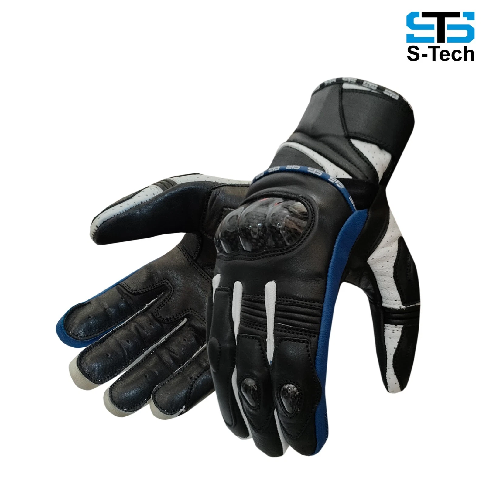 Motorcycle Gloves Leather Stechmoto St 1800 Bzm Hawk Travelling Touring & Urbane