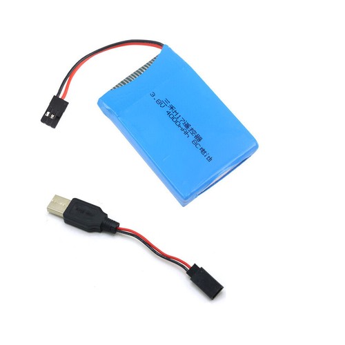 3.8V 4000mAh 8C HV Lipo Battery With Futaba Charger for SANWA MT44 M17 RC Radio - Picture 1 of 8